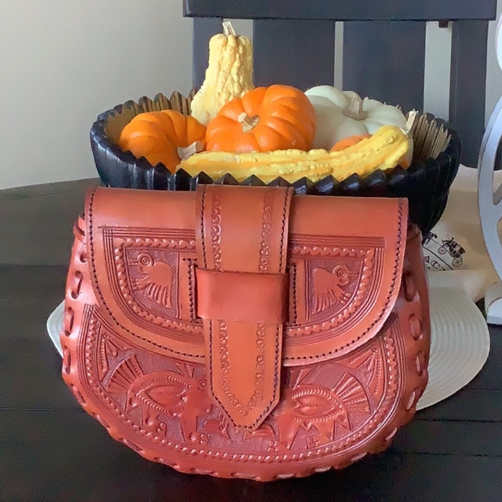 Brown handbag